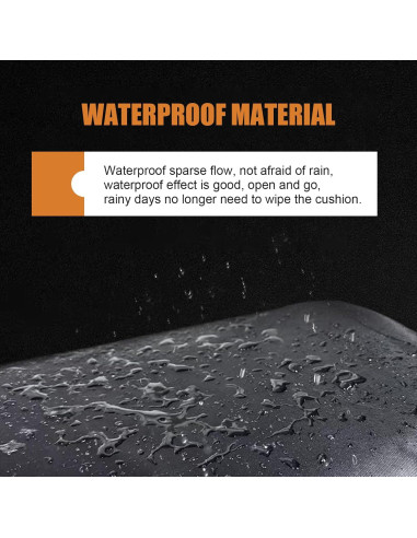 Protector de Asiento de Motocicleta Waswale 60x92cm Impermeable
