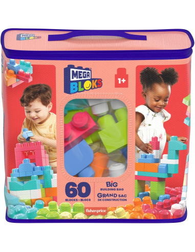 Mega Bloks Primeros Constructores Bolsa 60 Bloques Coloridos
