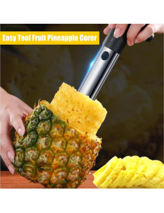 Cortador de Piña BINGBING - Acero Inoxidable, Mango Ergonómico 2