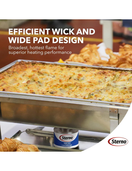 Latas de Combustible Sterno Handy Wick - Paquete de 6, 6 Horas