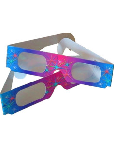 Gafas de Difracción de Fuegos Artificiales Super Feliz - 50 Unidades 2
