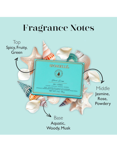 Esponja Exfoliante para Pies Spongelle Beach Grass 9.5cm