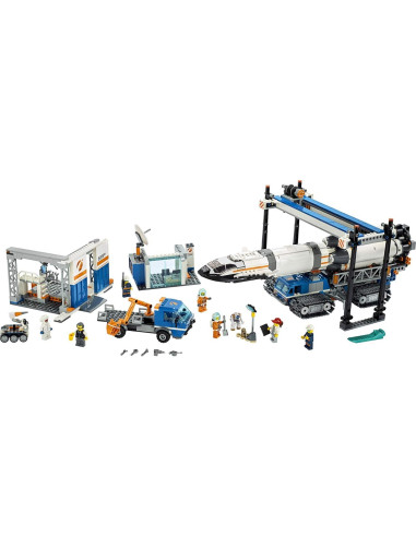 LEGO City Cohete Ensamblaje y Transporte 60229 - 1055 Piezas