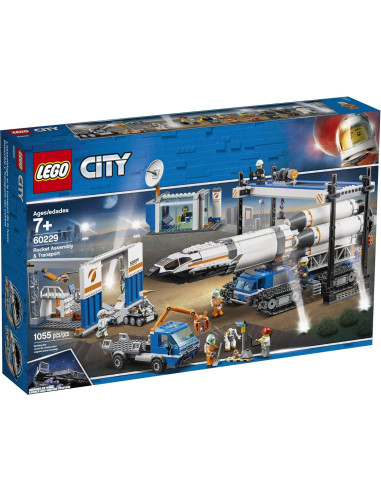LEGO City Cohete Ensamblaje y Transporte 60229 - 1055 Piezas