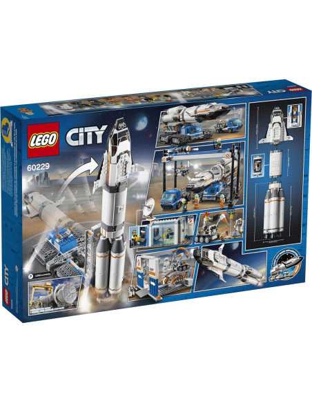 LEGO City Cohete Ensamblaje y Transporte 60229 - 1055 Piezas