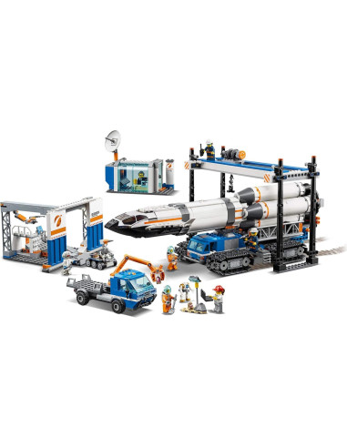 LEGO City Cohete Ensamblaje y Transporte 60229 - 1055 Piezas