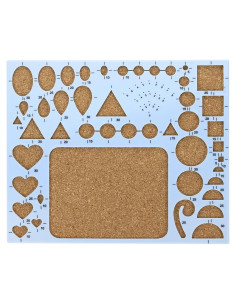 Plantilla de Quilling PATIKIL 210x180 mm, Herramienta DIY Azul