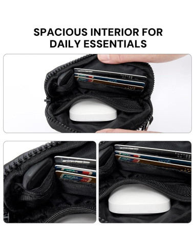 Cartera YDF Iris para Mujeres con Llavero y Ventana ID