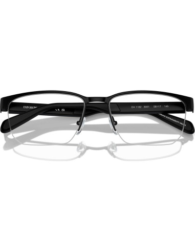 Gafas de Prescripción Emporio Armani EA1162 Hombre Negro Mate
