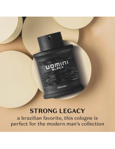 Colonia UOMINI BLACK O BOTICARIO 100ml Fragancia Amaderada 2