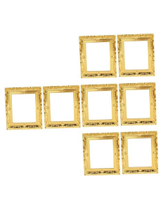 Toyvian 8pcs Marcos de Imagen Miniatura Decorativos 7.7x6.5cm