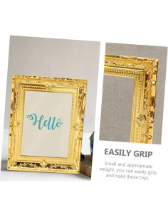 Toyvian 8pcs Marcos de Imagen Miniatura Decorativos 7.7x6.5cm 2