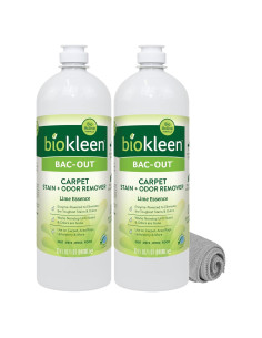 Biokleen Bac-Out Limpiador Enzimático 2x946ml + Toalla Microfibra