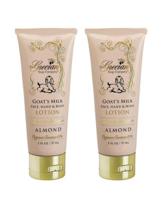 Loción de Leche de Cabra Orgánica Griega 2-Pack Almendra