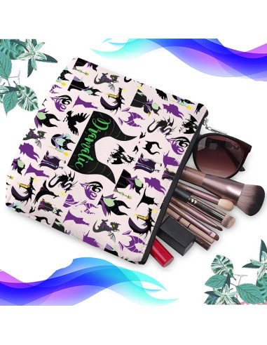 Bolsa de Maquillaje PXTIDY Beige 22.86x17.78cm Impermeable