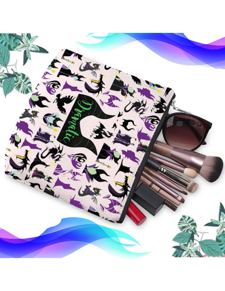 Bolsa de Maquillaje PXTIDY Beige 22.86x17.78cm Impermeable