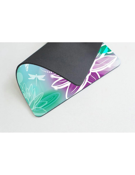 Alfombrilla de Ratón Gaming Smooffly Loto y Libélula 240x200mm Alfombrilla de Ratón Gaming Smooffly Loto y Libélula 240x200mm