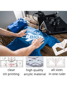 Regla de Alineación para Camisetas T Legend 35.56x20.32cm 2