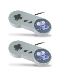 Controlador USB Retro G-tron SNES para PC y Mac - 2 Pack