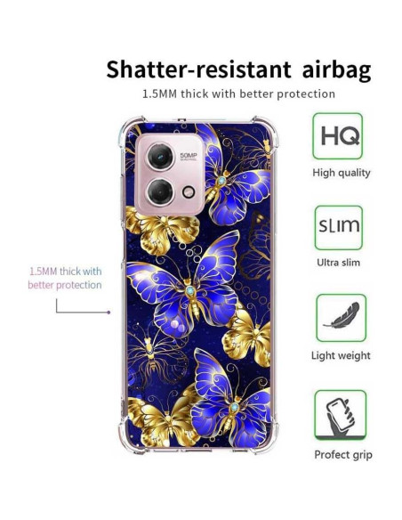 Funda Antichoque TPU para Moto G Stylus 4G 2023 - Mariposa