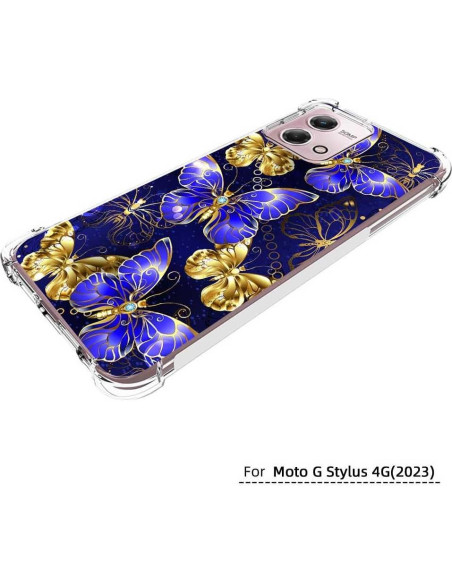 Funda Antichoque TPU para Moto G Stylus 4G 2023 - Mariposa