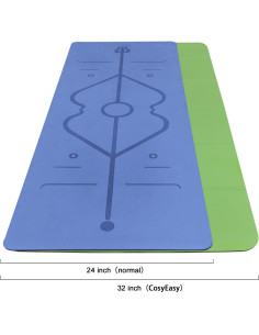 Esteras de Yoga Plegables CosyEasy 182.88x81.28cm Antideslizantes 2