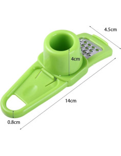 Mini Ralladora Multifuncional SquarezhenBo Verde - Ajo, Jengibre, Frutas 2