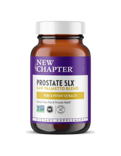 Suplemento Prostate 5LX New Chapter - 60 Cápsulas Vegetarianas