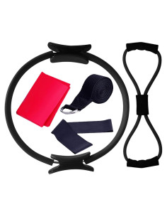 Kit de Pilates Profesional GVRGO 5 Piezas - Anillo 38 cm