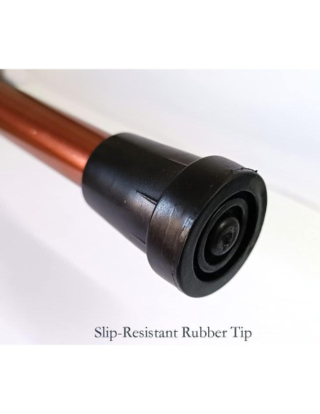 Bastón Plegable MUFANDUO Ajustable 83.82-93.98 cm Aluminio