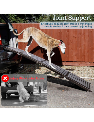 Rampa Plegable para Perros PETMAKER 182.88 cm Antideslizante
