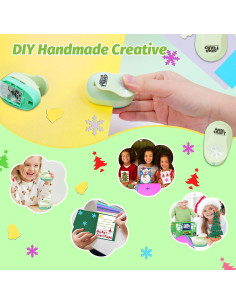 Perforadora de Manualidades UCEC 3 Formas Navidad 30 Piezas 2