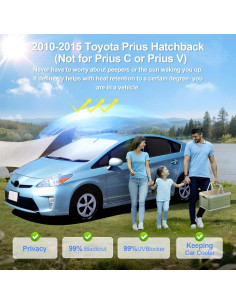 Protector Solar Ventana Toyota Prius 2010-2015 SHINELINERS 2