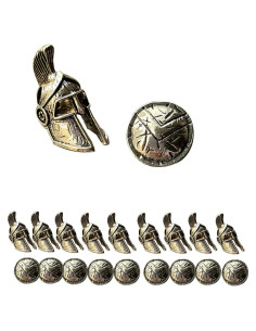 Paquete de 10 cuentas de metal SU LIFE para paracord