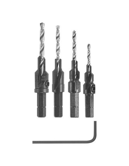 Juego de 5 Brocas Avellanadas Hexagonales Bosch SP515