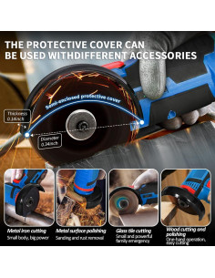 Amoladora Angular Sin Cable HuanQiuSensmart 12V Mini 100W 2