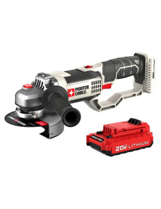 Moladora Inalámbrica PORTER-CABLE 20V 4.5" con Batería 2Ah