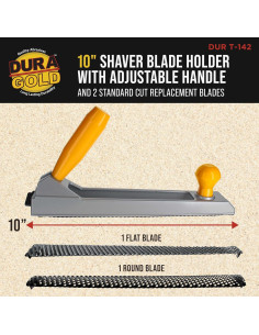 Soporte de Cuchilla Dura-Gold 25.4cm Ajustable + 2 Cuchillas 2