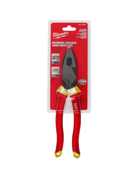 Alicates Universales Aislados Milwaukee 1000V 48-22-2209