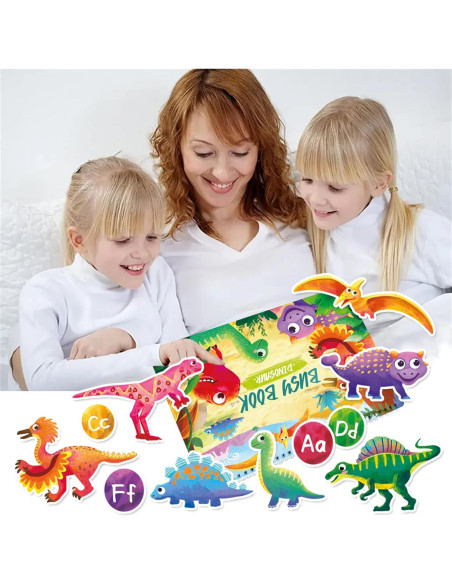 Libro Ocupado Dinosaurios Tiiano - Juguete Educativo 3-5 Años