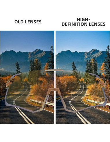 Gafas de Ciclismo ROCKBROS Antiblu UV Doradas Chai