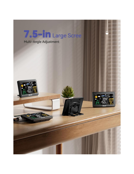 Estación Meteorológica WiFi BALDR con 3 Sensores y Pantalla 7.5"