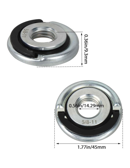 Tuercas FIXTEC para Amoladoras Milwaukee 2783-20 2785-20 2-Pack