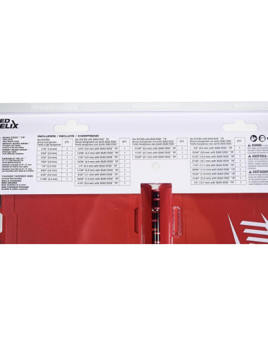 Broca de Titanio Milwaukee Shockwave 48-89-4672 - 1.27 kg