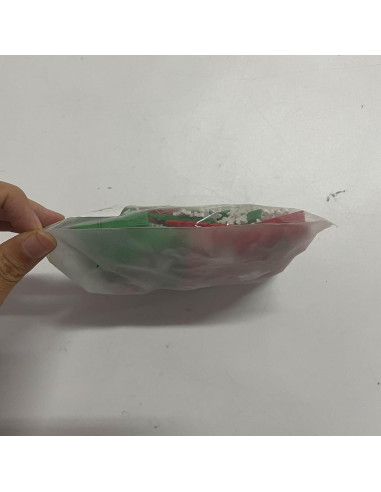 Paquete de 50 Clips de Madera Souarts con Copos de Nieve