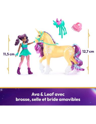 Set Academia Unicornio Ava y Leaf con Accesorios - 4 a 13 años