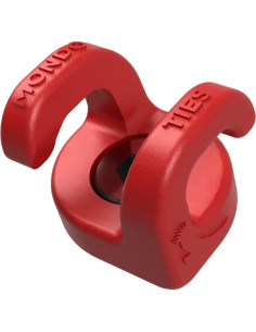 Clips de Gestión de Cables KONDOR BLUE MondoTies 5-Pack Rojo 2