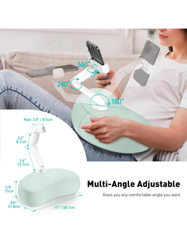 Soporte de Teléfono para Cama DeskLogics PH-5C 360 Ajustable