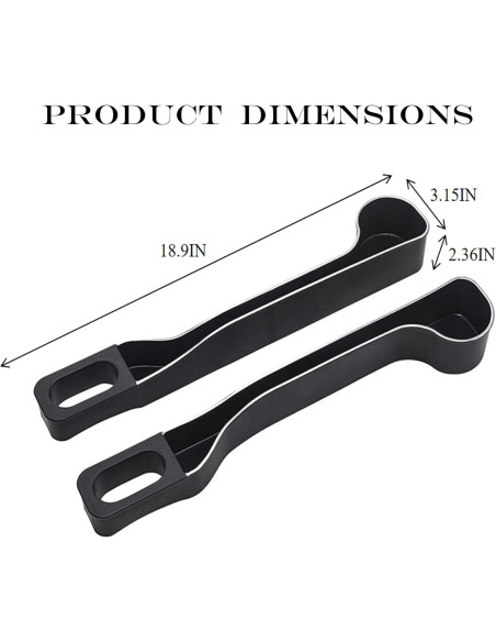 Organizador de Espacio en Asiento de Coche MirrorEver - 2 Pzs Organizador de Espacio en Asiento de Coche MirrorEver - 2 Pzs