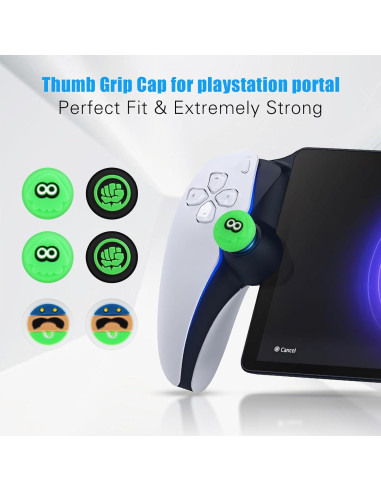 Tapas de agarre para pulgar Qoosea PS5 - 3 pares antideslizantes